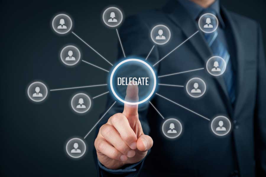 Delegating to grow
